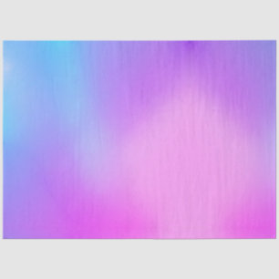 Papier Mousseline Dégradé bleu rose pourpre