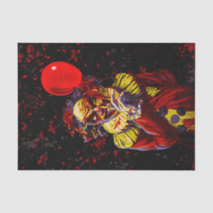 Papier Mousseline Déguisement de clown effrayant pour une fête d'Hal