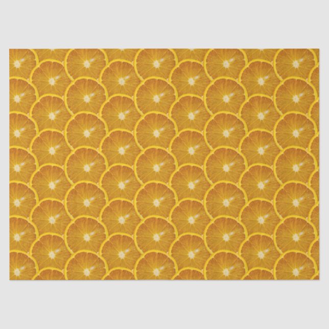 PAPIER MOUSSELINE DÉLICIEUX ORANGE SLICE (Recto)