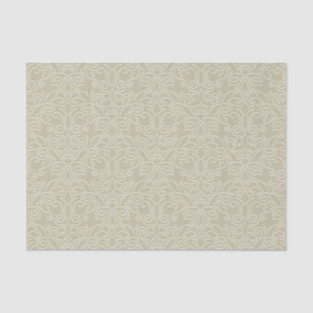 Papier Mousseline Dentelle antique (Recto)