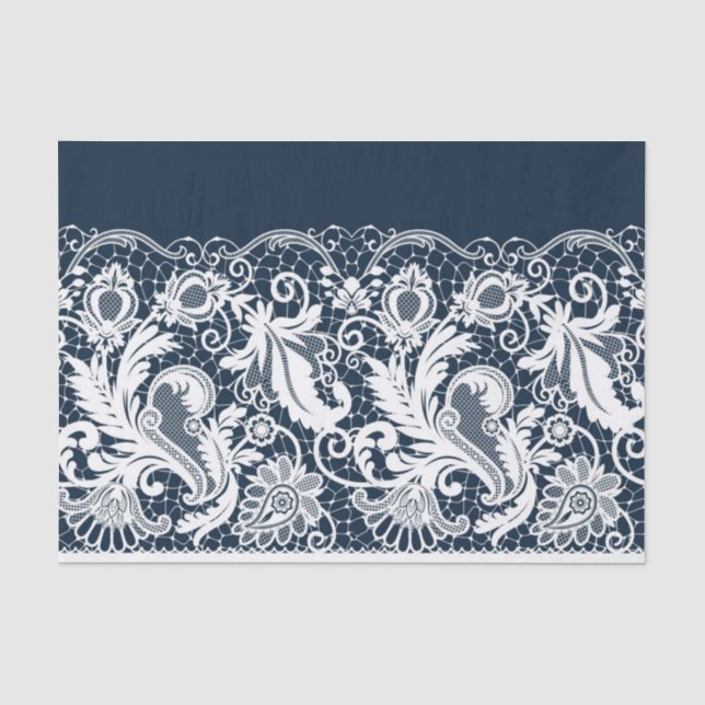 Papier Mousseline Dentelle blanche 2 (Recto)