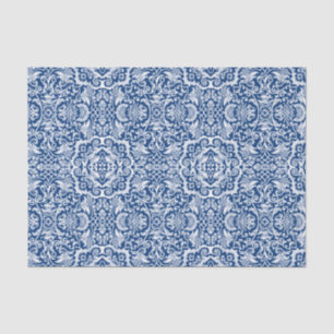Papier Mousseline Dentelle blanche Damask Brocade Cadeau ou Découpag