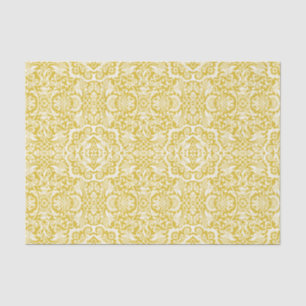 Papier Mousseline Dentelle blanche Damask Brocade cadeau ou découpag