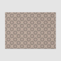 Dentelle de ligree occidental Taupe noir Tissu