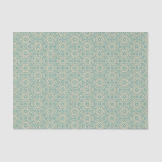 Papier Mousseline Dentelle Turquoise Fleur de dentelle Moderne Prair