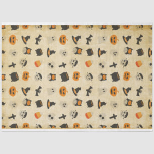 Papier Mousseline Déplaisant Cute Halloween Thème Motif