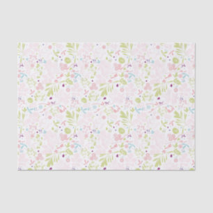 Papier Mousseline déploiement de motif floral