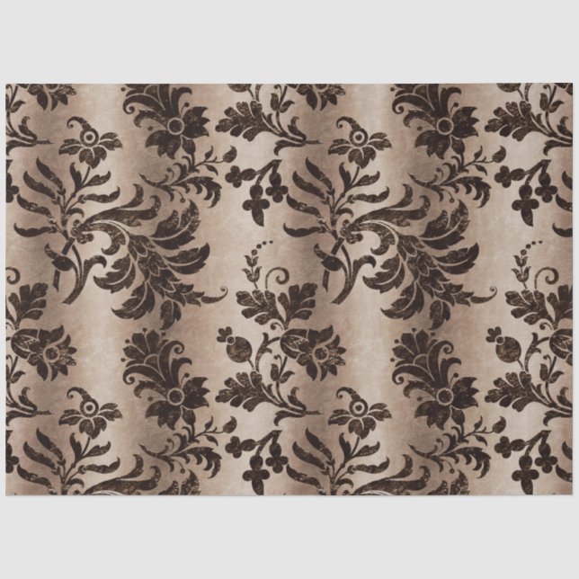 Papier Mousseline Design 1 de la série Velvet de bronze (Recto)