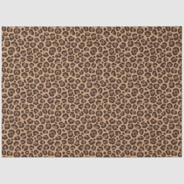 Papier Mousseline Design classique série Leopard 12 (Recto)