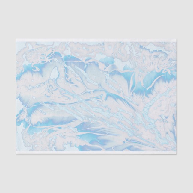 Papier Mousseline Design d'art en marbre rétro personnalisé (Recto)