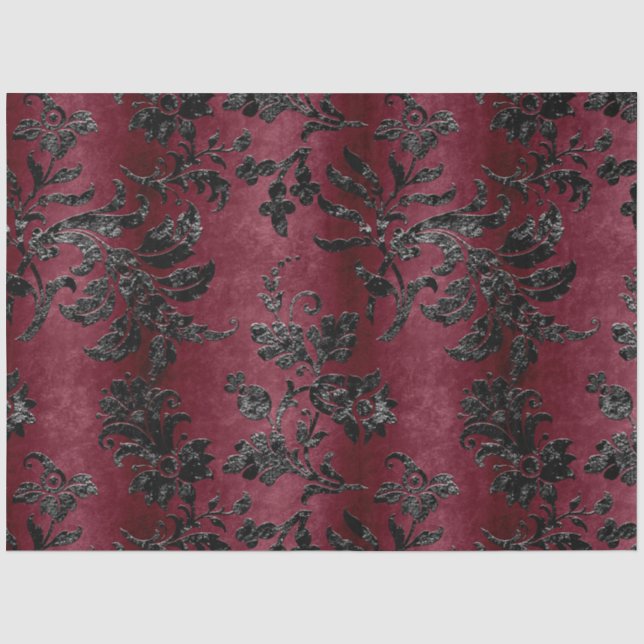 Papier Mousseline Design de la série Black Velvet 1 (Recto)