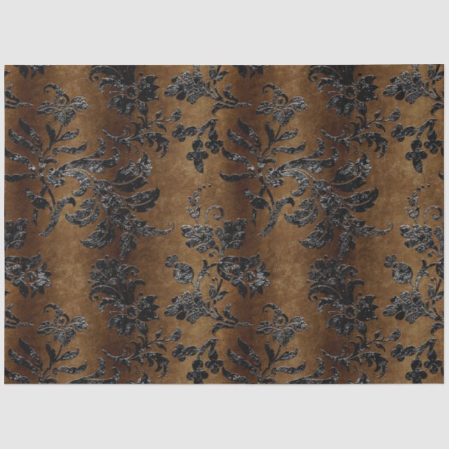 Papier Mousseline Design de la série Black Velvet 2 (Recto)