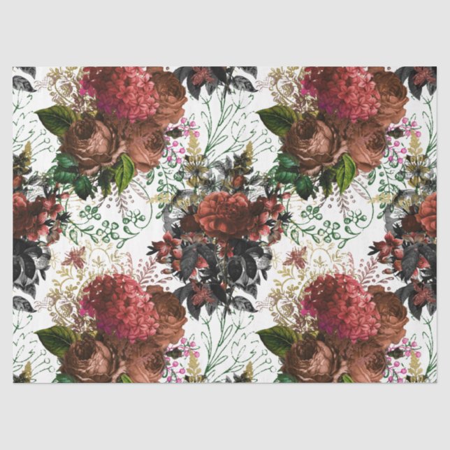 Papier Mousseline Design de la série d'abeilles Woodland 35 (Recto)