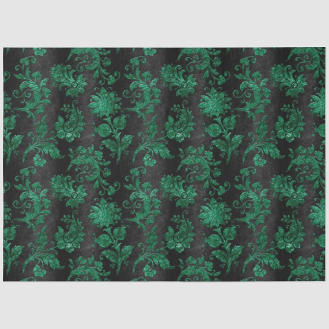 Papier Mousseline Design de la série Green Velvet 9 (Recto)