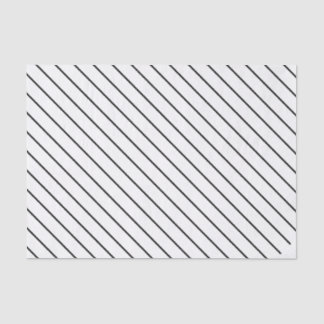 Papier Mousseline Design élégant à rayures noires