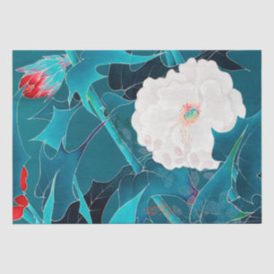 Papier Mousseline Design floral japonais