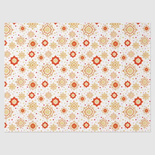 Papier Mousseline Design moderne rétro du milieu du siècle (Recto)