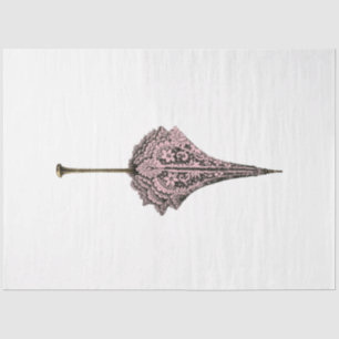 Papier Mousseline Design rose et or Steampunk Series 17