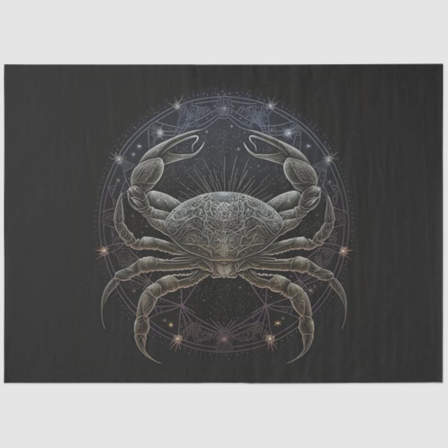 Papier Mousseline Design série Zodiac 1 (Recto)