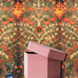 Papier Mousseline Design textile indien antique