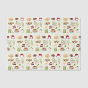 Papier Mousseline Desserts Italiens Sucreries