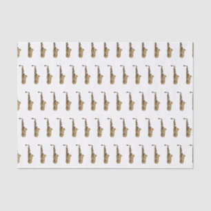 Papier Mousseline dessin animé saxophone