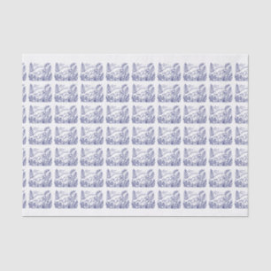 Papier Mousseline Dessin de lamantin nageant sous l'eau #2