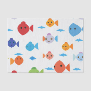 Papier Mousseline dessin humoristique sur le poisson