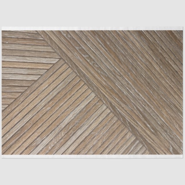 Papier Mousseline Détail en bois Arrière - plan Crosshatch Decoupage (Recto)