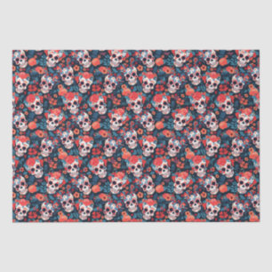 Papier Mousseline 💀 Día de Muertos, crâne à sucre