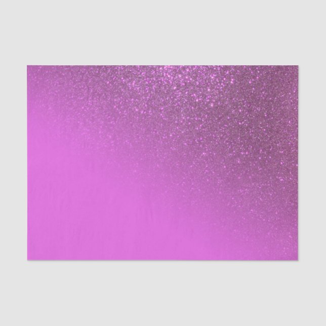 Papier Mousseline Diagonal Magenta Purple Parties scintillant Dégrad (Recto)
