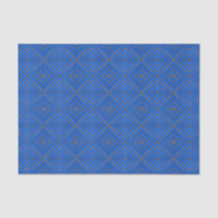 Diamant Hypnotique Bleu Et Orange Art Pop Moderne