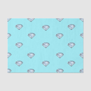 Papier Mousseline Diamants brillants chics élégants Girly