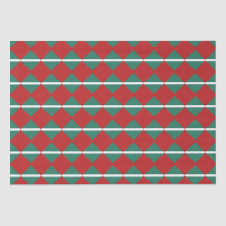 Papier Mousseline Diamants de Noël gras