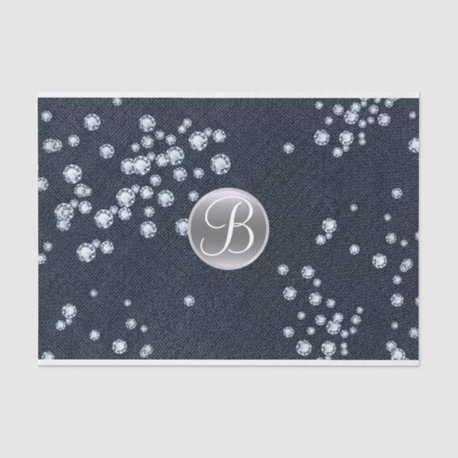 Papier Mousseline Diamètre de denim Diagramme à billes dispersées Mo (Recto)
