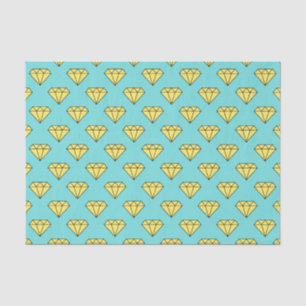 Papier Mousseline Diamond Pattern