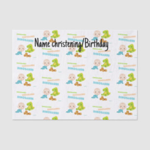 Papier Mousseline Dinosaur bébé