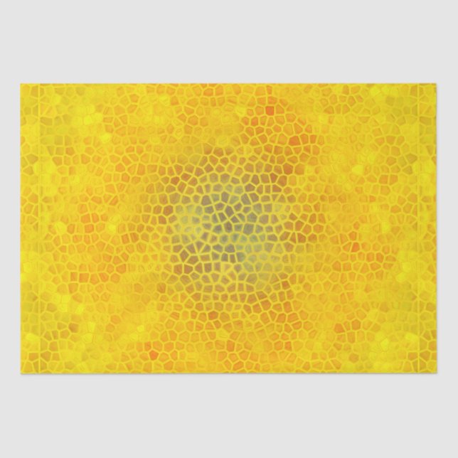 Papier Mousseline Dinosaure d'or caché (Recto)