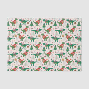 Papier Mousseline Dinosaures dans Sweaters Motif de Noël