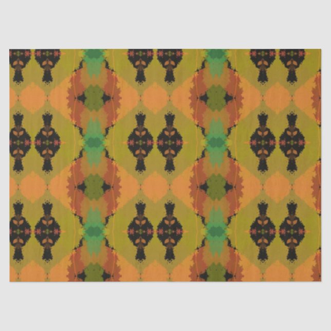 Papier Mousseline d'inspiration africaine (Recto)
