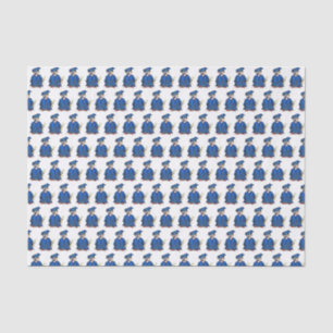 Papier Mousseline Diplôme d'études supérieures Casquette bleu Diplôm