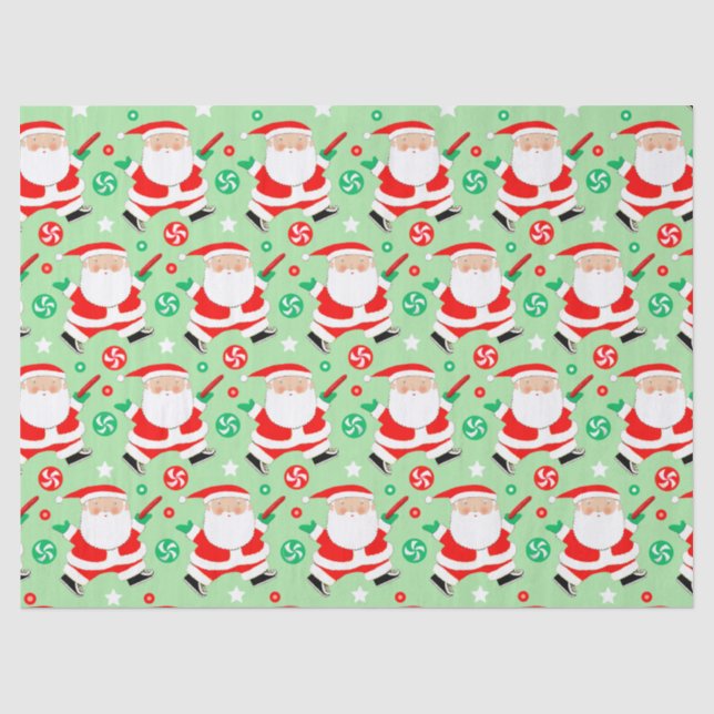 Papier Mousseline Disque Golf Noël cadeau de vacances (Recto)