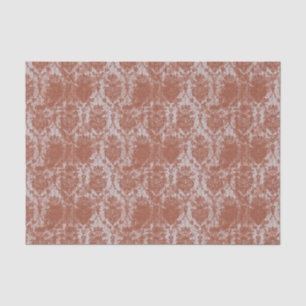 Papier Mousseline Distressed Burange Grunge Damask