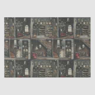 Papier Mousseline Dollshouse gothique victorienne Dark Academia