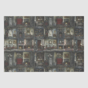 Papier Mousseline Dollshouse gothique victorienne Dark Academia