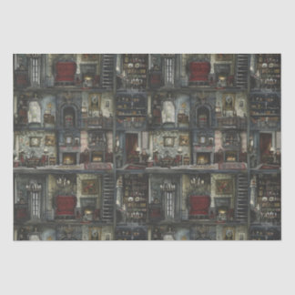 Papier Mousseline Dollshouse gothique victorienne Dark Academia
