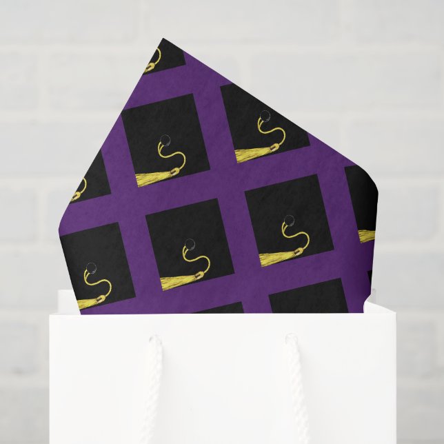 Papier Mousseline Dons de diplôme Purple (Sac cadeau)