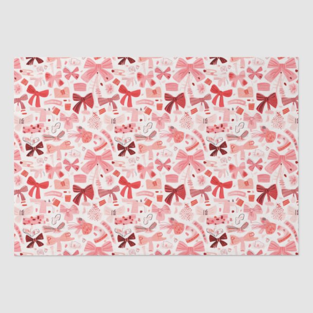 Papier Mousseline Doodle Bows (Recto)