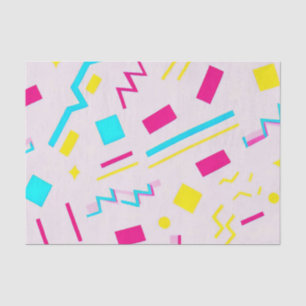 Papier Mousseline Doodle tiré à la main des années 90
