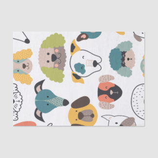 Papier Mousseline Doodles de chien - Harvey